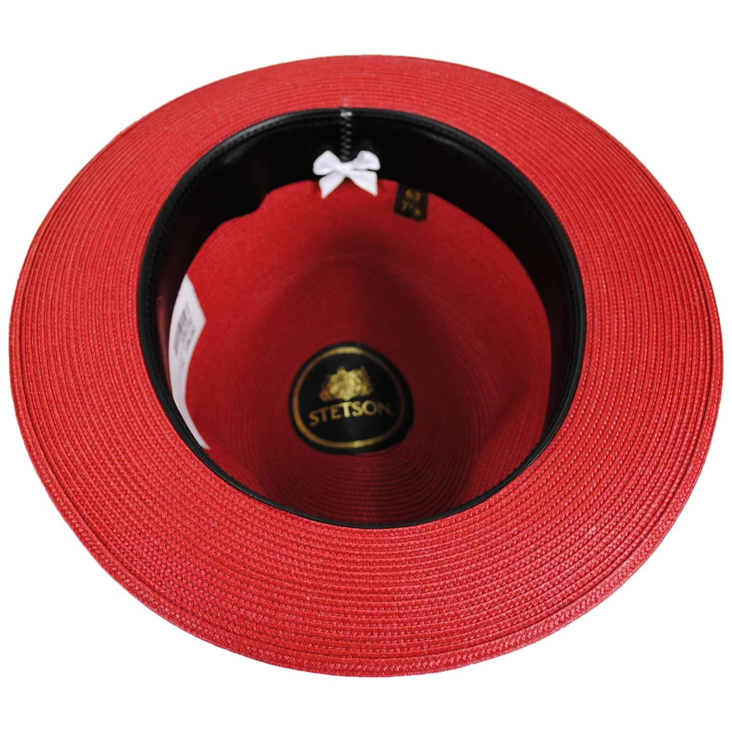 Rosebud Florentine Milan Poly Straw Fedora Hat - Image 5