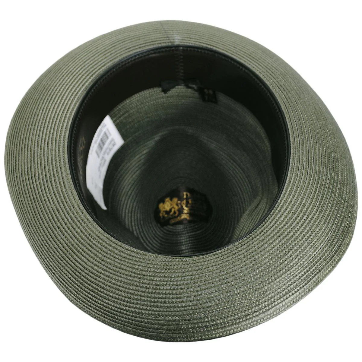 Rosebud Florentine Milan Poly Straw Fedora Hat - Image 8