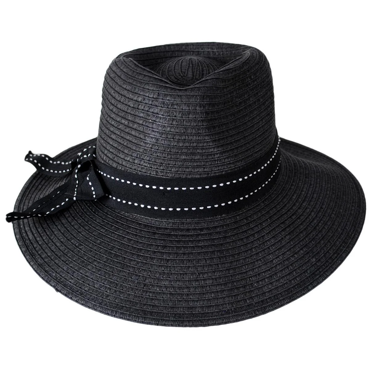 Sadie Toyo Straw Fedora Hat - Image 13