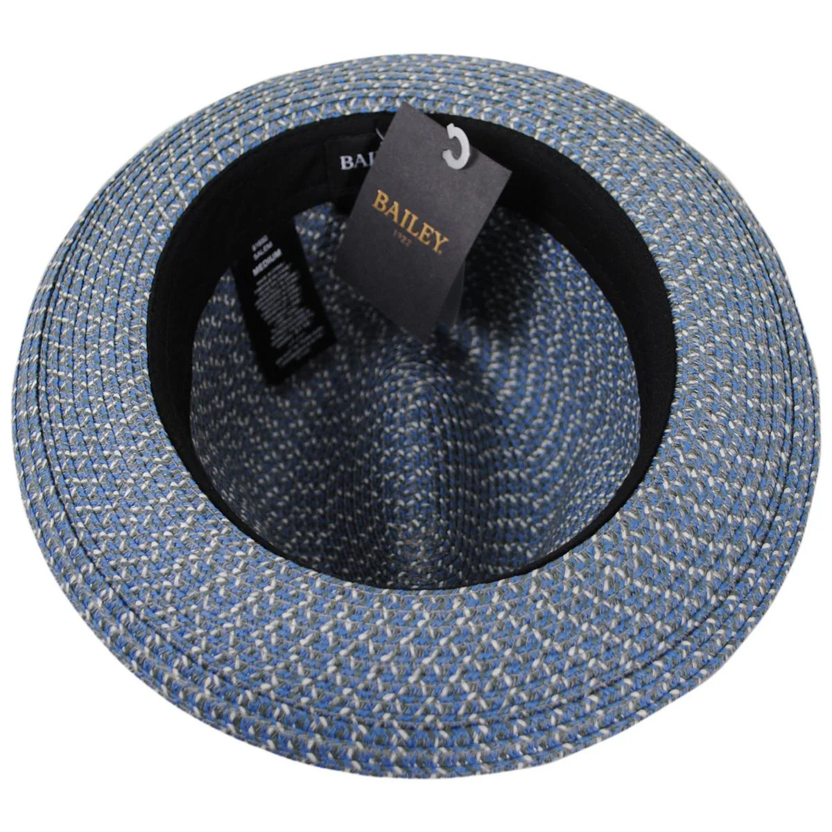 Salem Braided Toyo Straw Fedora Hat - Image 11
