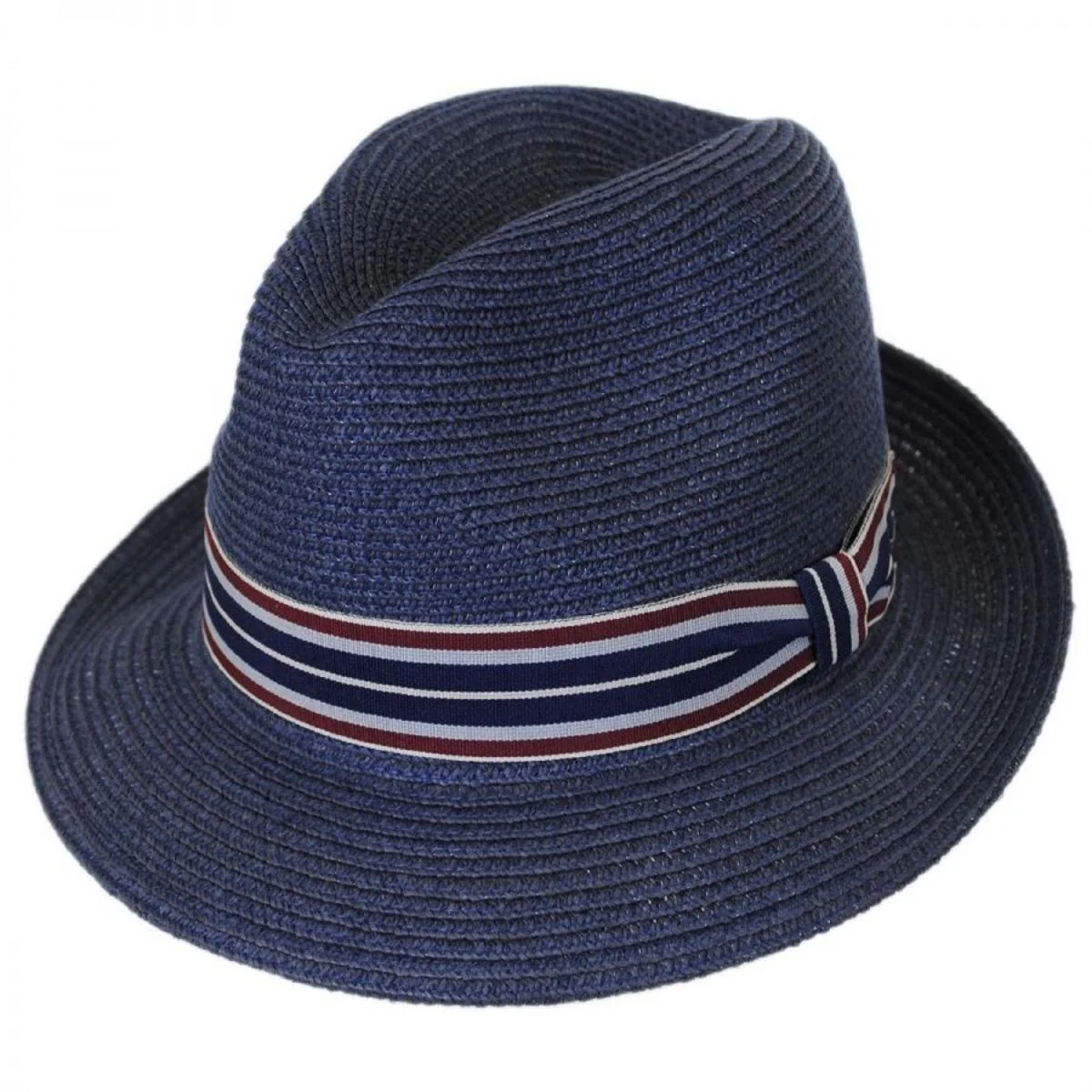 Salem Braided Toyo Straw Fedora Hat - Image 3