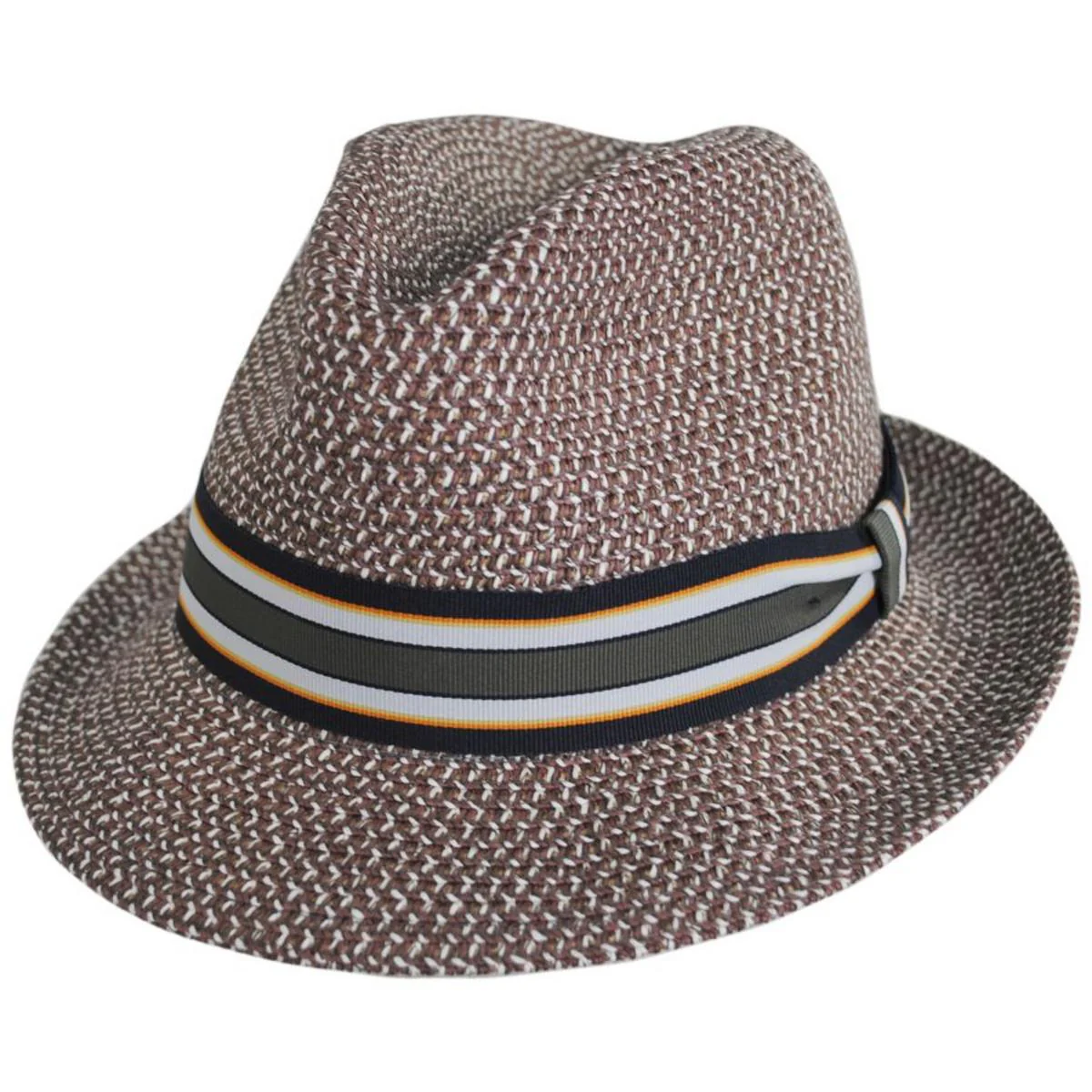 Salem Braided Toyo Straw Fedora Hat - Image 4