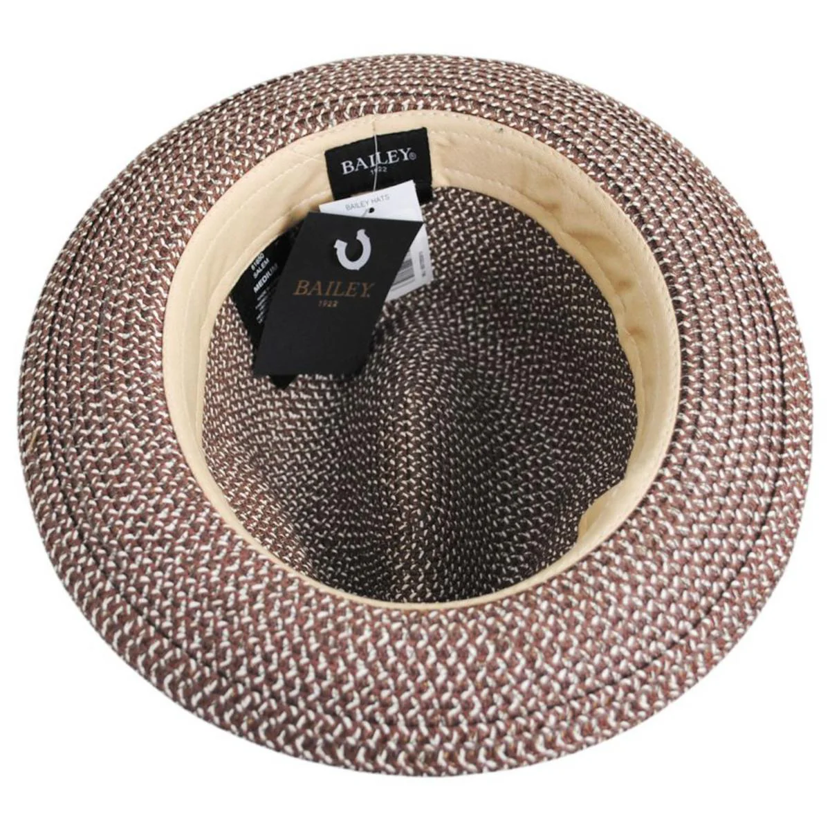 Salem Braided Toyo Straw Fedora Hat - Image 7