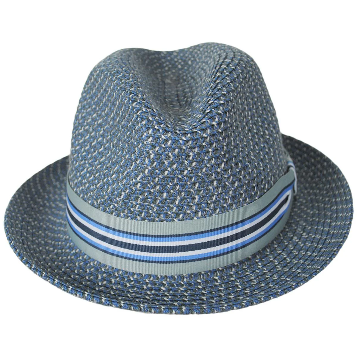 Salem Braided Toyo Straw Fedora Hat - Image 9
