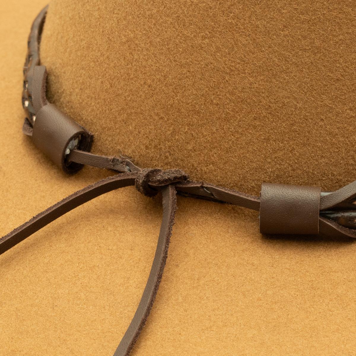 Sand Hollow Buffalo Fur Felt Western Hat - Image 6
