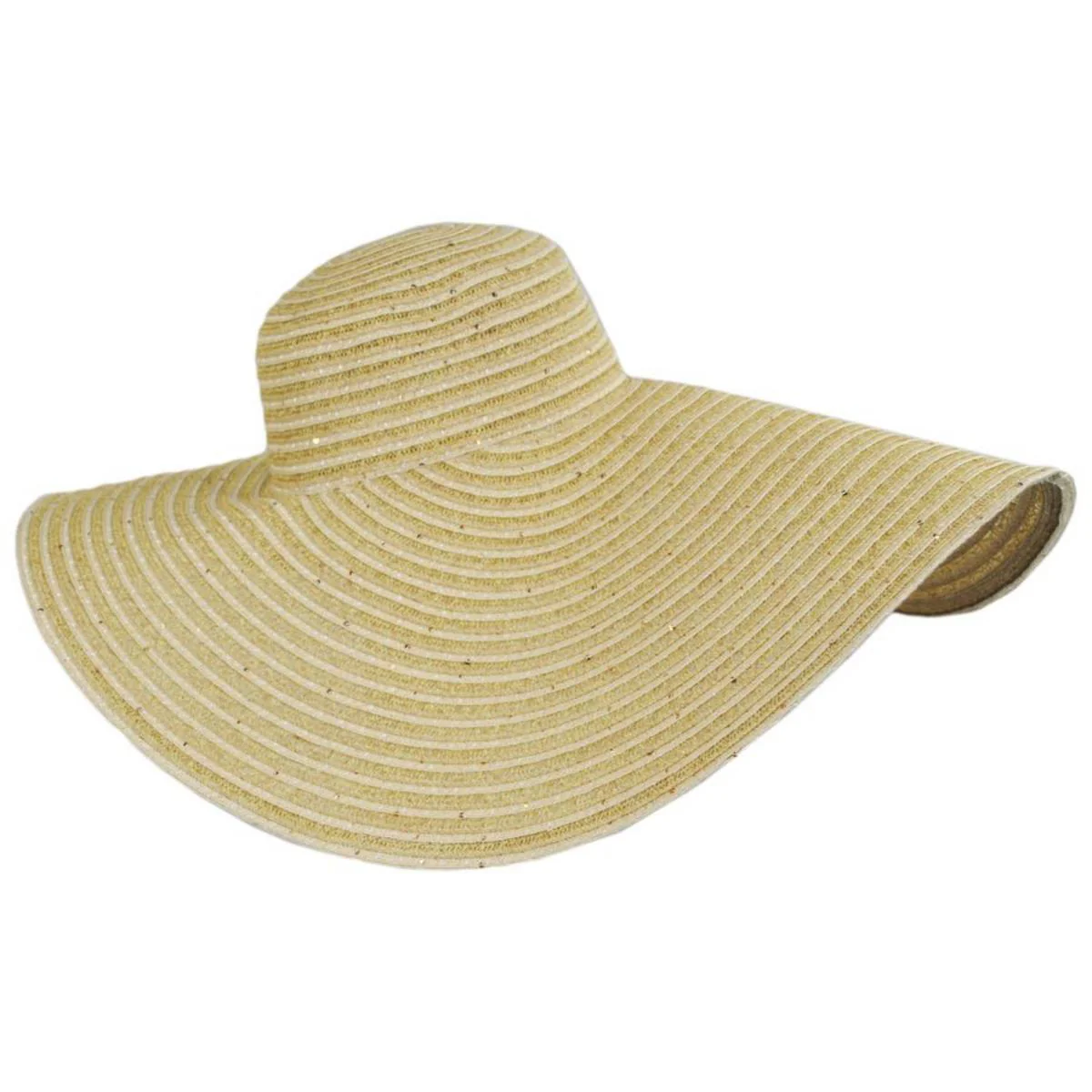 Santa Rosa Assymetrical Brim Straw Sun Hat - Image 10