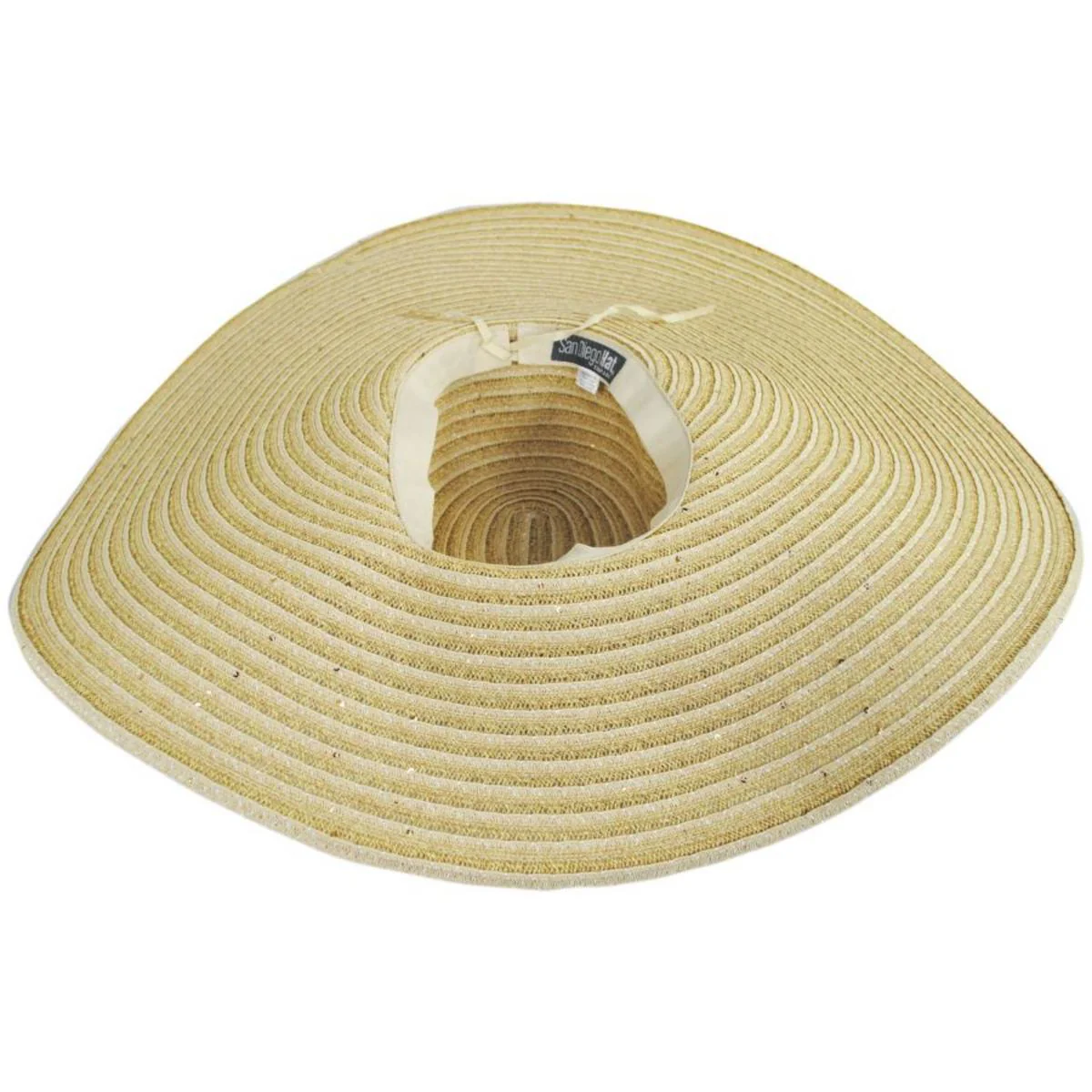 Santa Rosa Assymetrical Brim Straw Sun Hat - Image 12