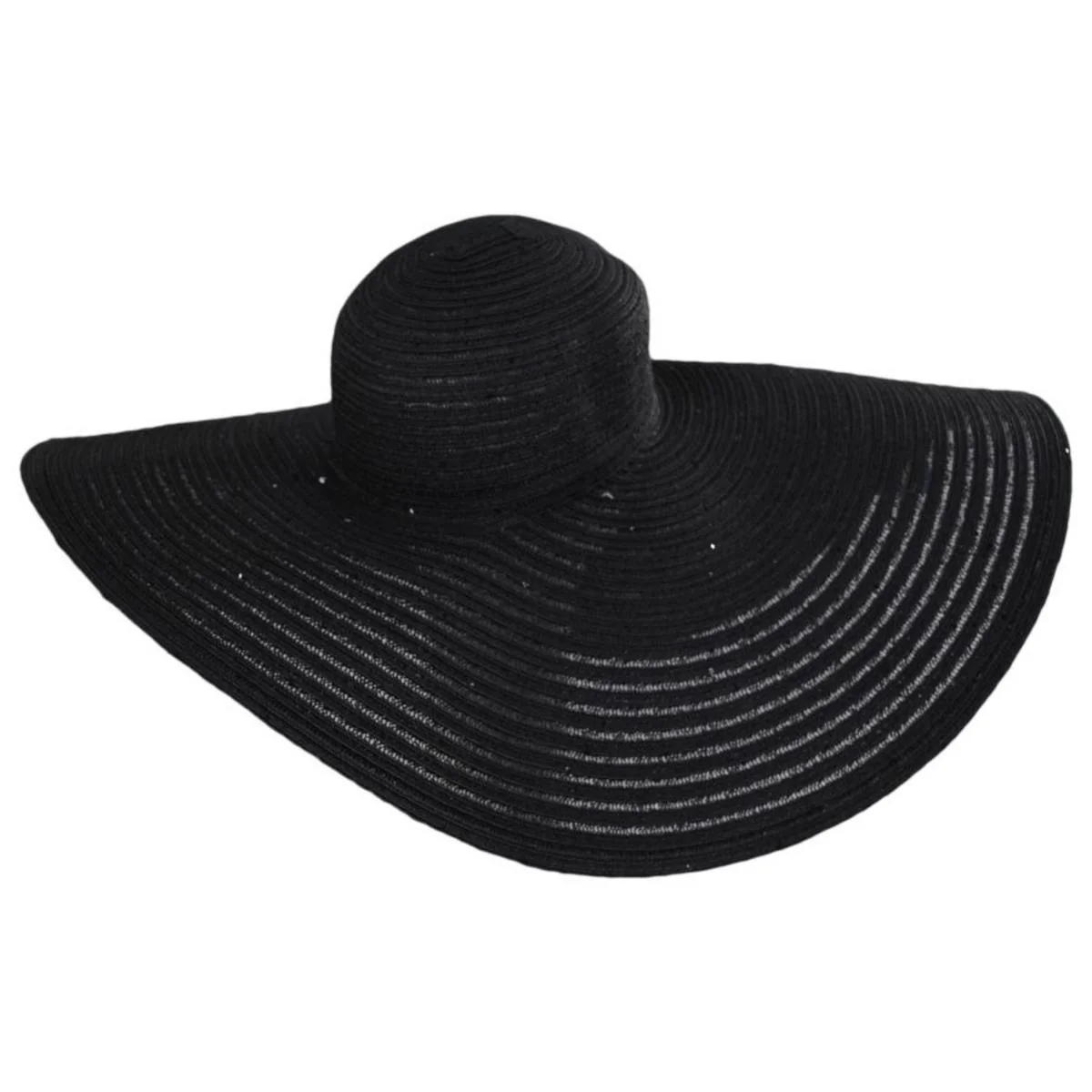 Santa Rosa Assymetrical Brim Straw Sun Hat - Image 3