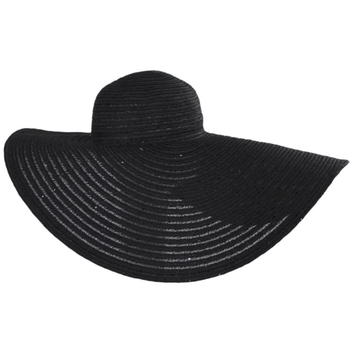 Santa Rosa Assymetrical Brim Straw Sun Hat - Image 4