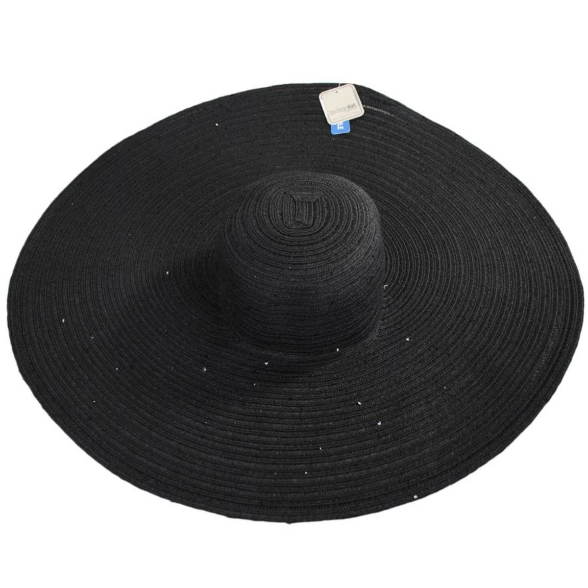 Santa Rosa Assymetrical Brim Straw Sun Hat - Image 5