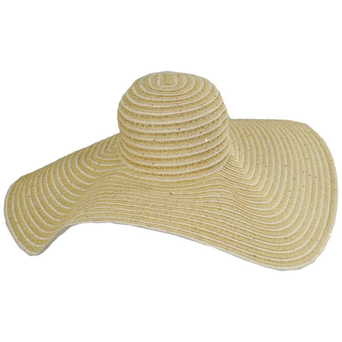 Santa Rosa Assymetrical Brim Straw Sun Hat - Image 9