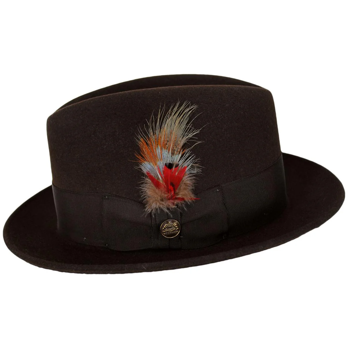 Saxon Fur Felt Fedora Hat - Image 10