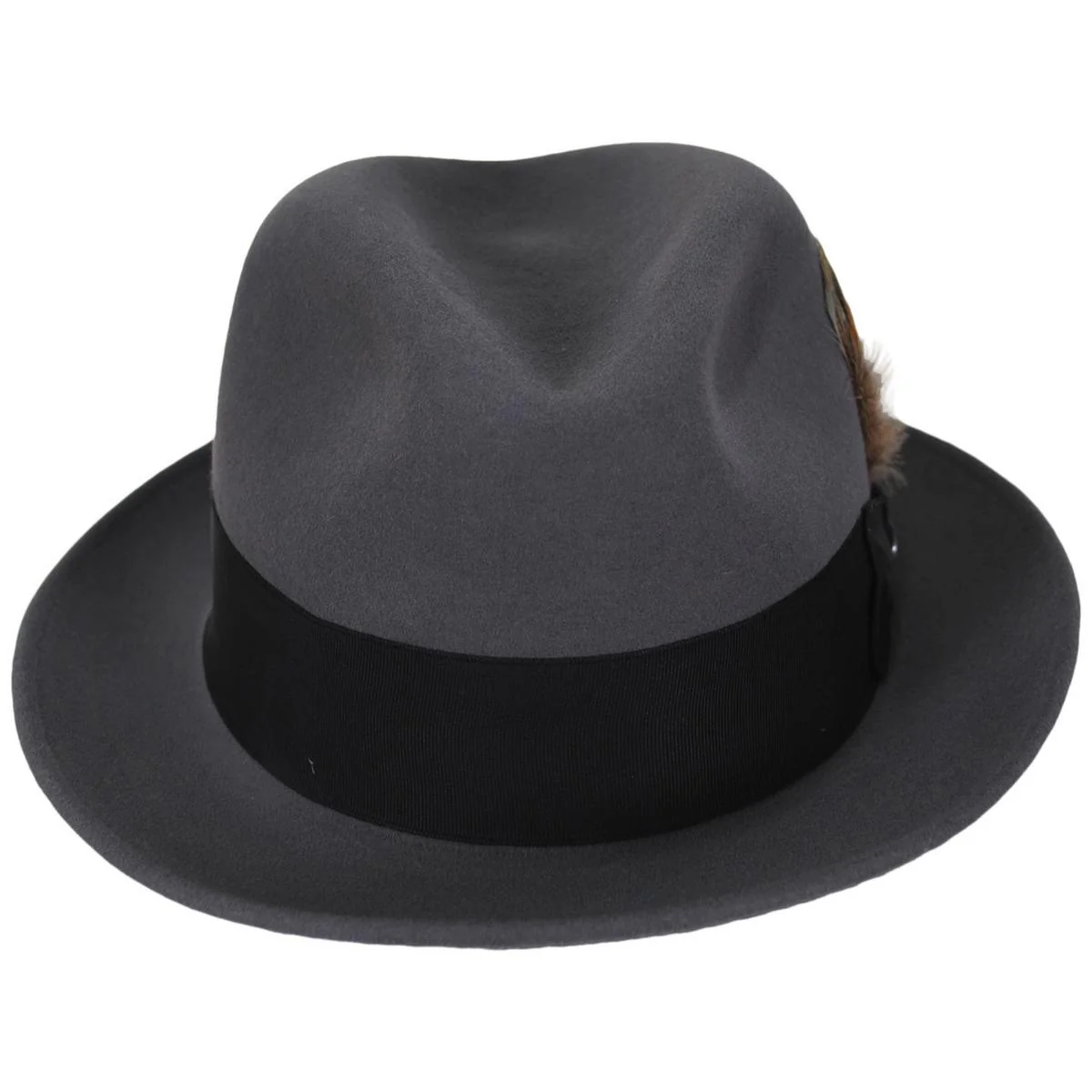 Saxon Fur Felt Fedora Hat - Image 12