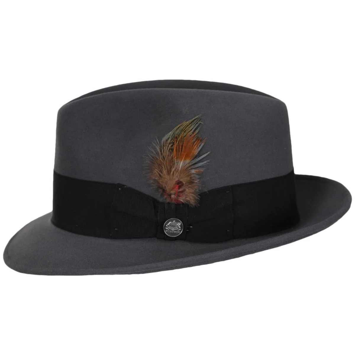 Saxon Fur Felt Fedora Hat - Image 13