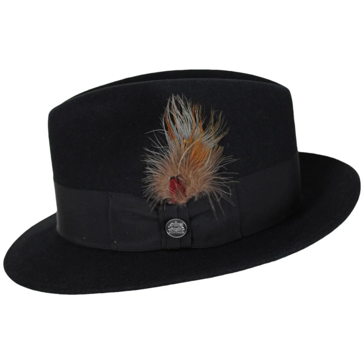 Saxon Fur Felt Fedora Hat - Image 5