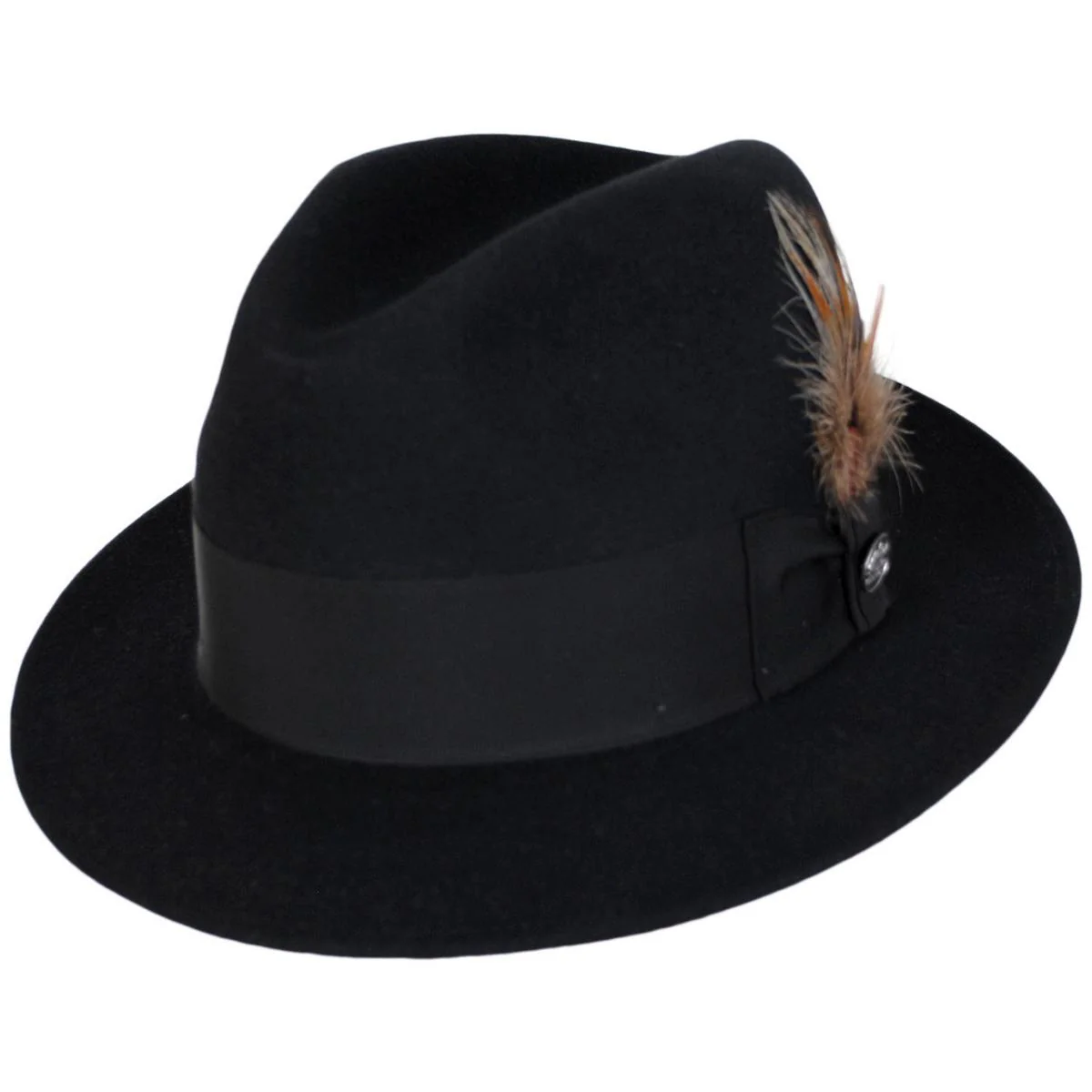 Saxon Fur Felt Fedora Hat - Image 7