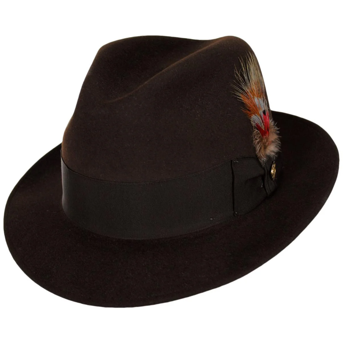 Saxon Fur Felt Fedora Hat - Image 8