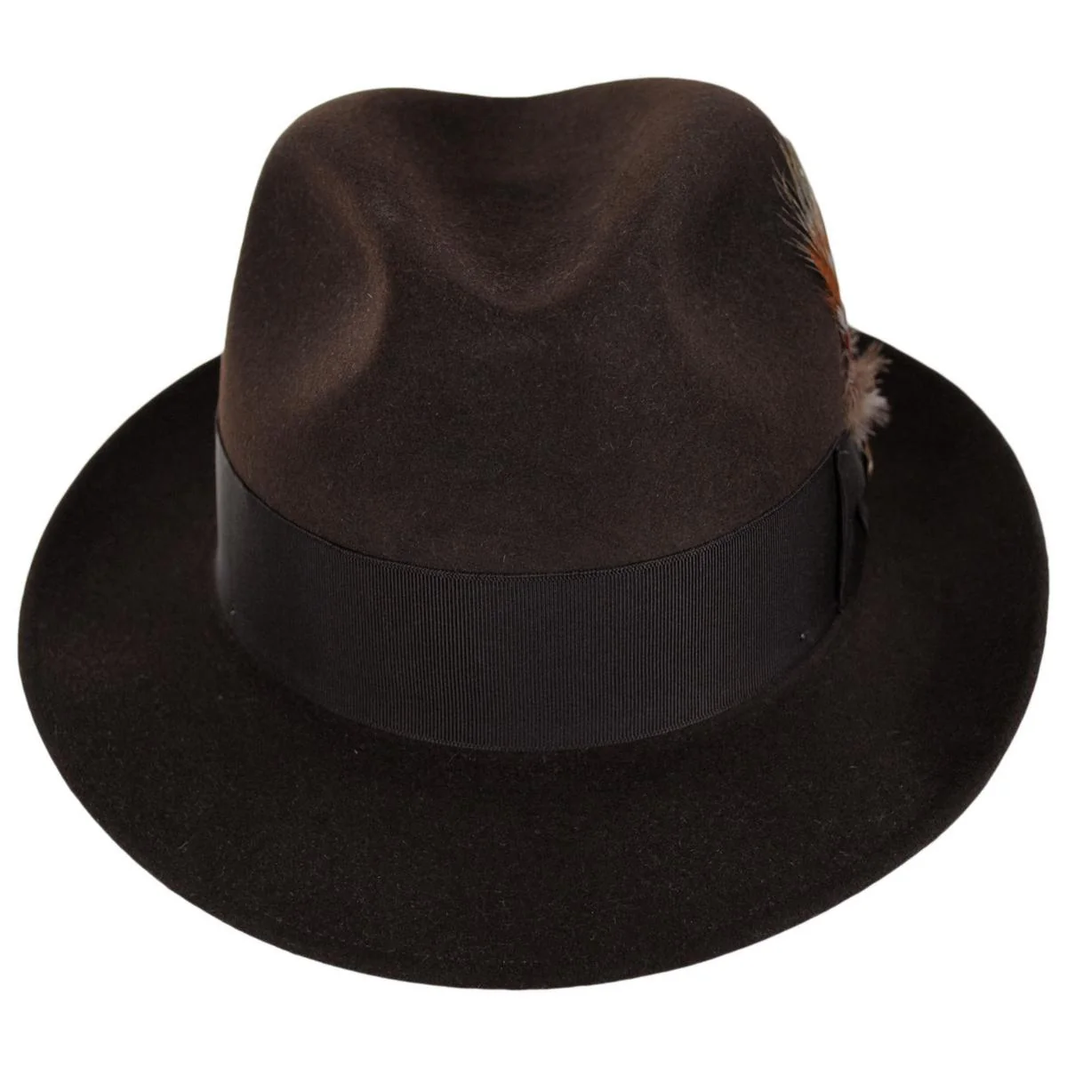 Saxon Fur Felt Fedora Hat - Image 9
