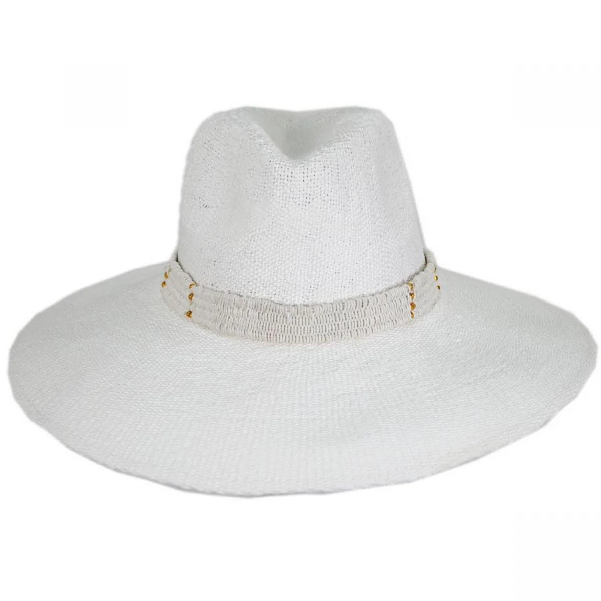 Saylor Wide Brim Toyo Straw Fedora Hat - Image 3