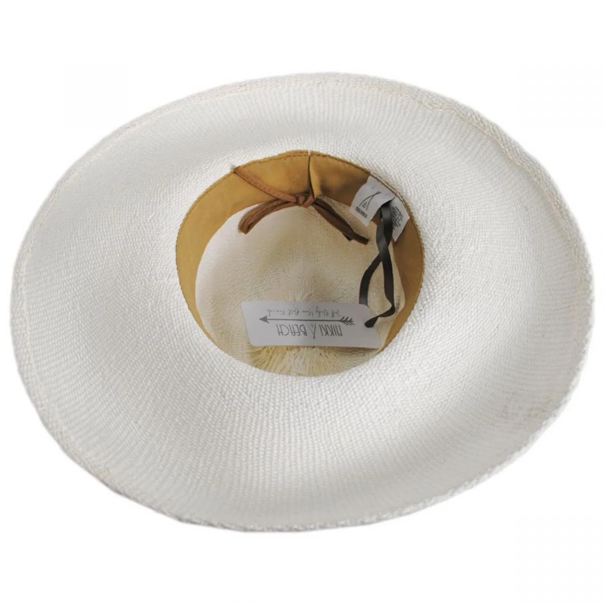 Saylor Wide Brim Toyo Straw Fedora Hat - Image 5