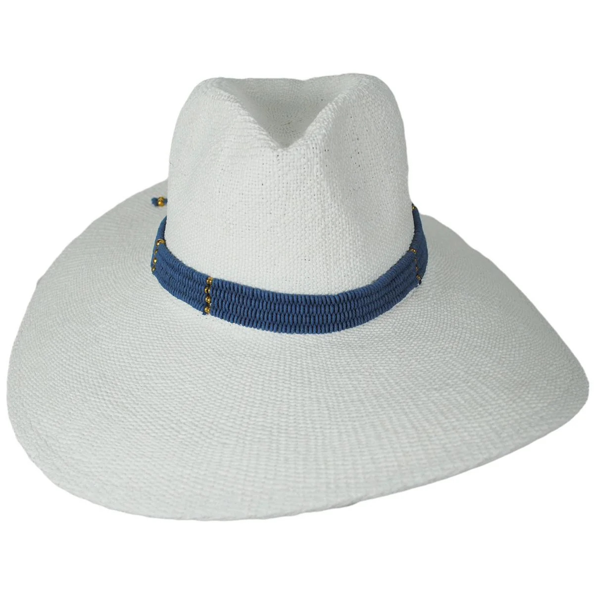 Saylor Wide Brim Toyo Straw Fedora Hat - Image 7