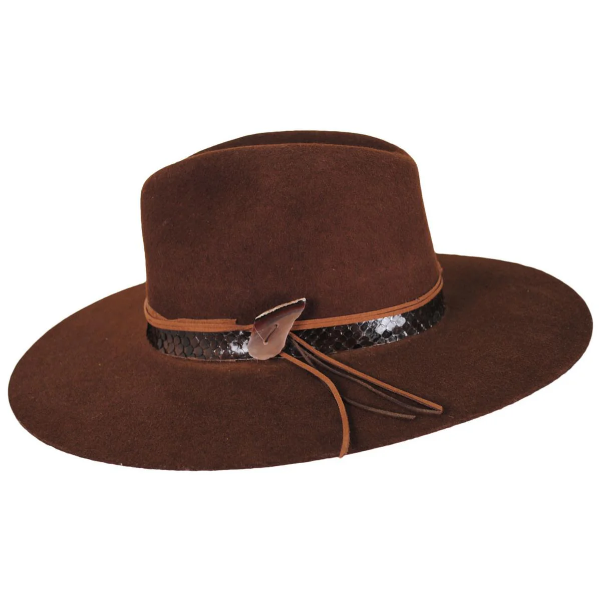 Sedona Wool Felt Fedora Hat - Image 3