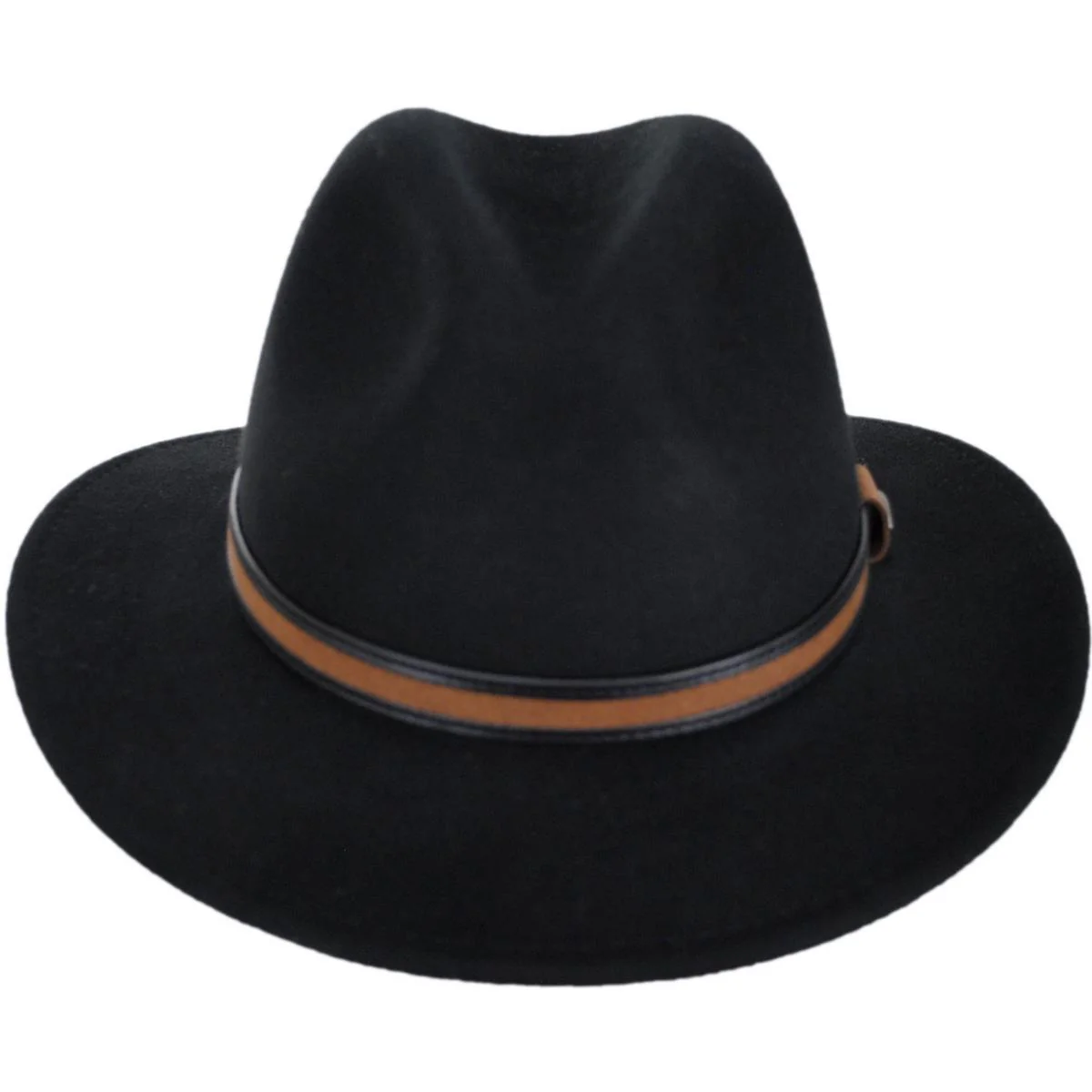 Shaun Crushable Wool Felt Safari Fedora Hat - Image 2