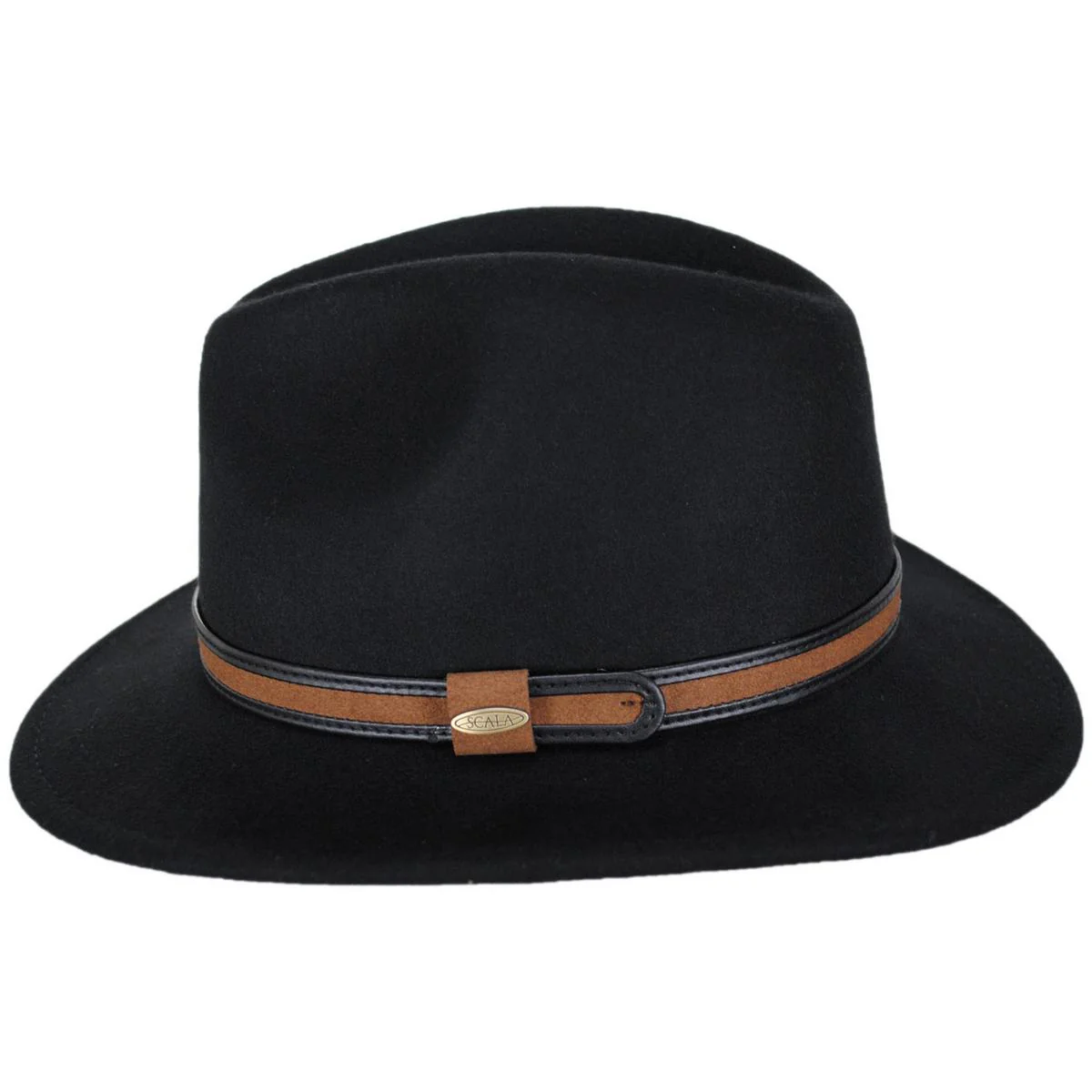 Shaun Crushable Wool Felt Safari Fedora Hat - Image 3