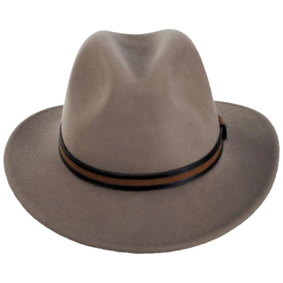 Shaun Crushable Wool Felt Safari Fedora Hat - Image 6