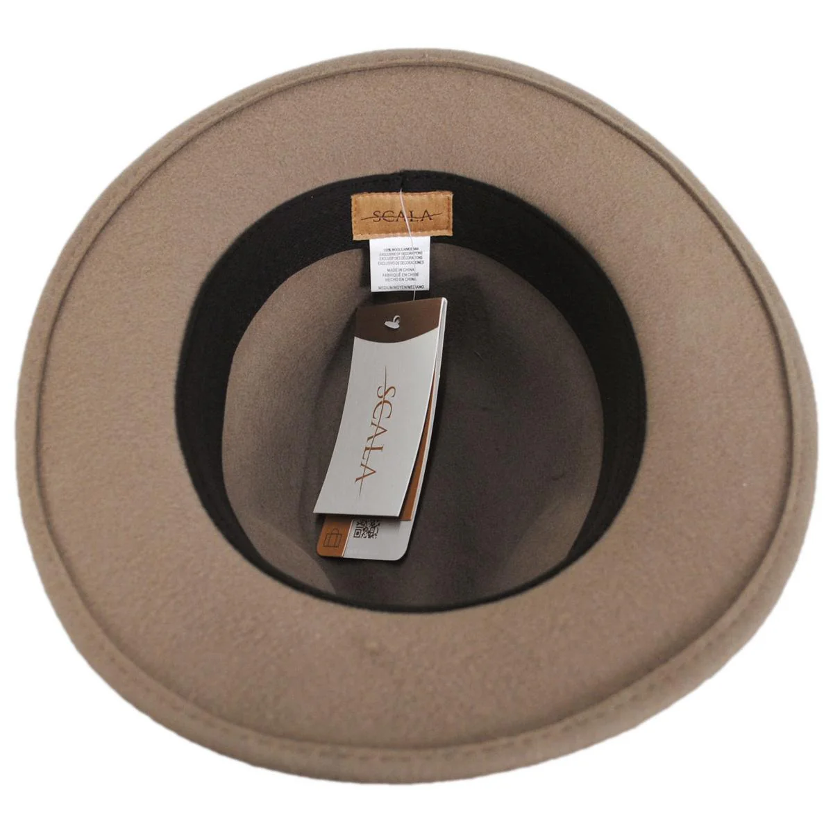Shaun Crushable Wool Felt Safari Fedora Hat - Image 8