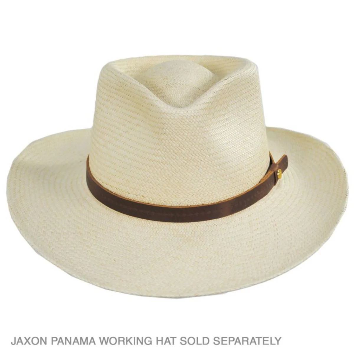 Shield Star Debossed Vegan Leather Hat Band - Image 8