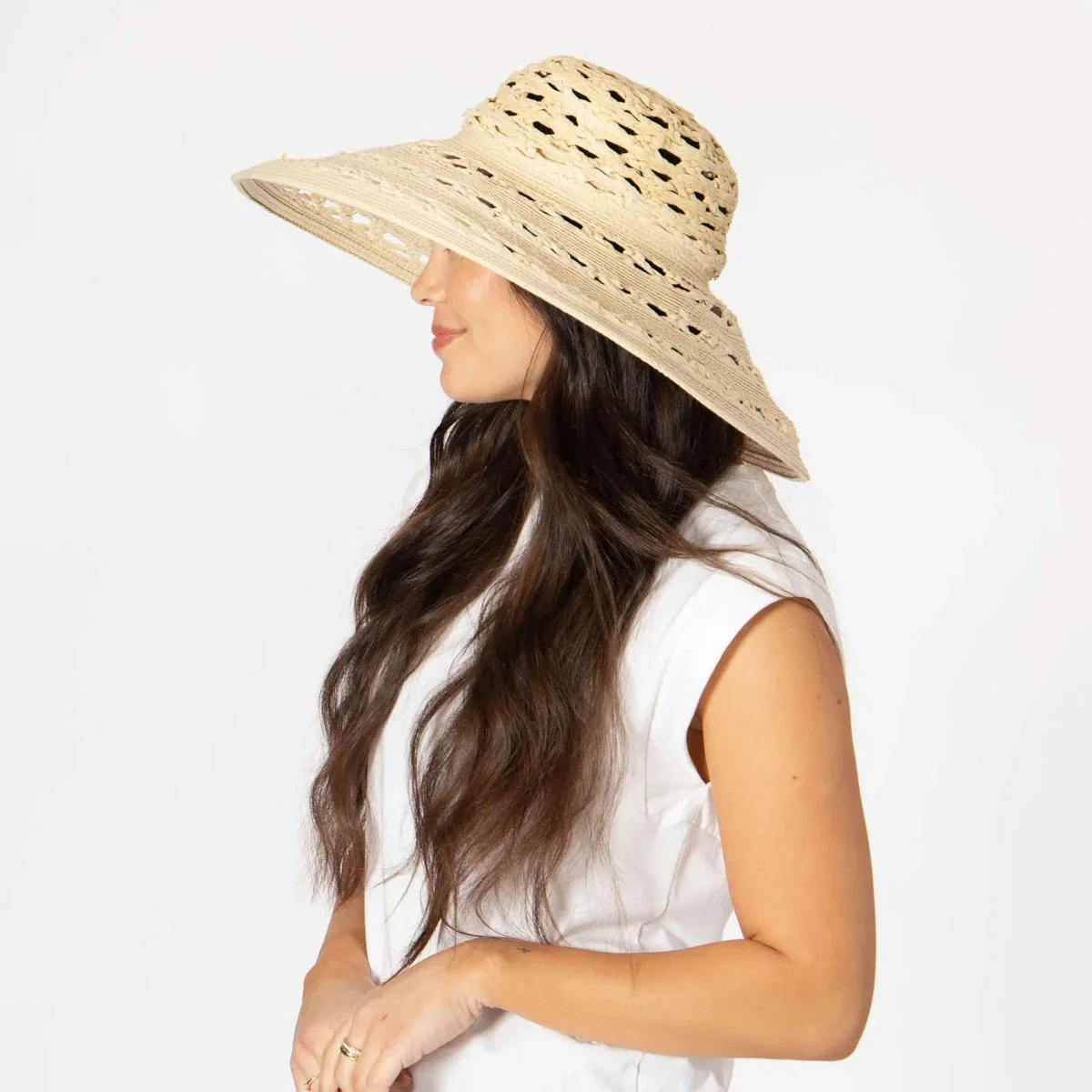 Sierra Toyo Straw Lampshade Sun Hat - Image 12