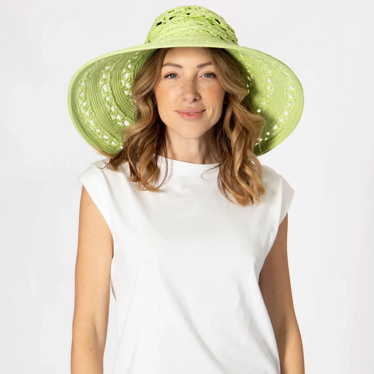Sierra Toyo Straw Lampshade Sun Hat - Image 18
