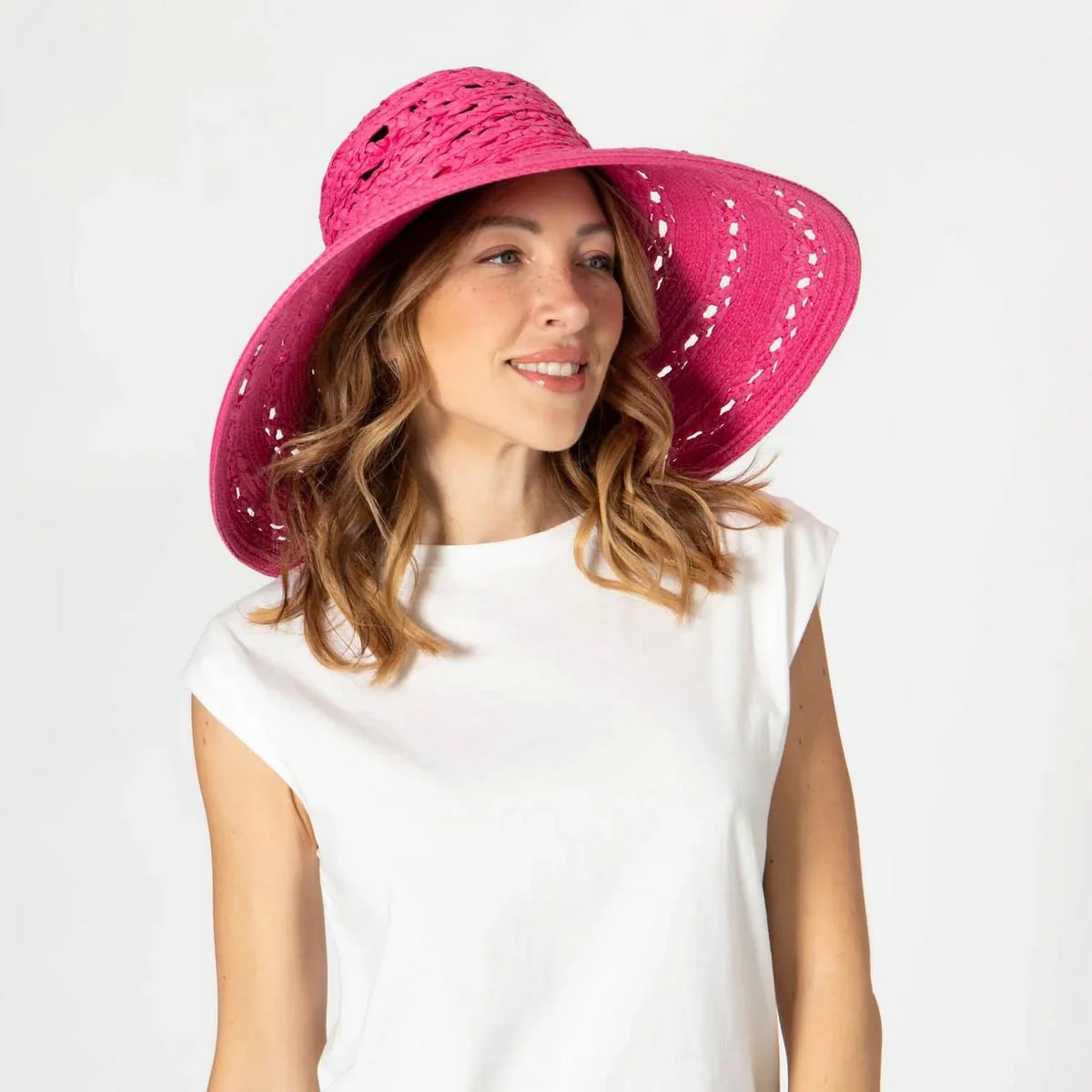 Sierra Toyo Straw Lampshade Sun Hat - Image 6