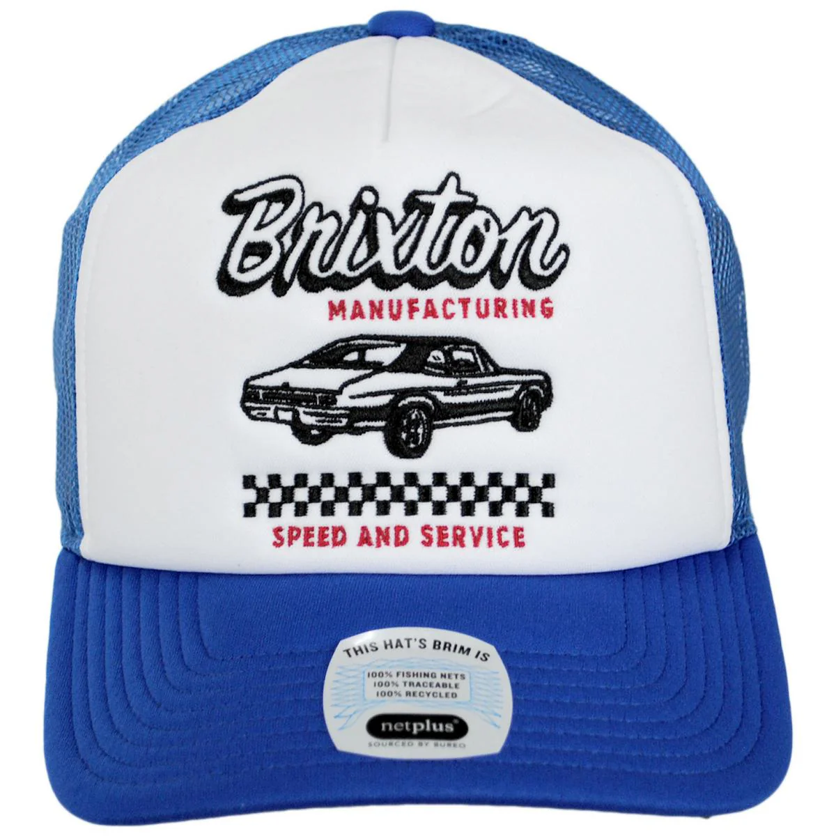 Speed & Service HP NetPlus Foam Mesh Snapback Trucker Baseball Cap - Image 2