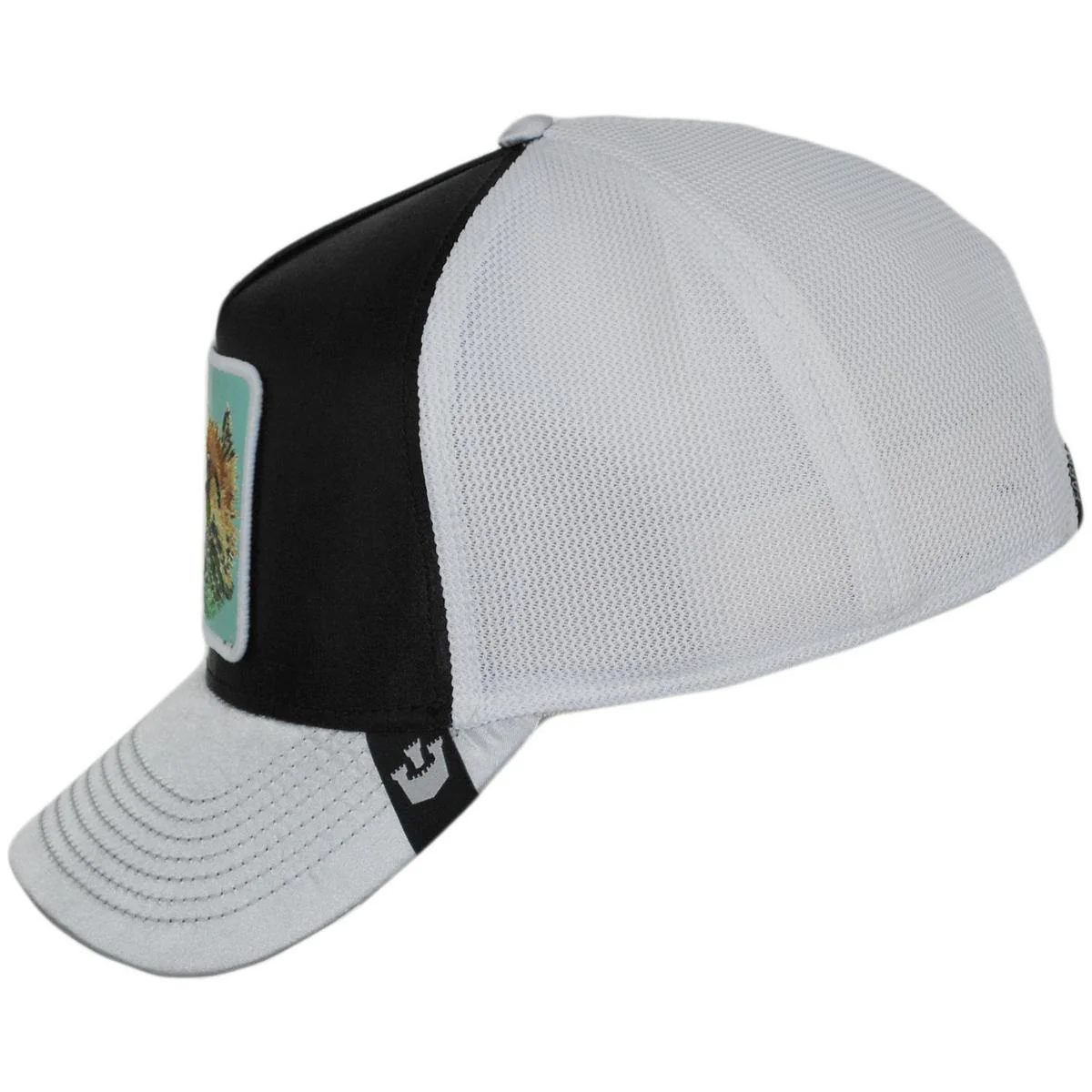 Spiked Mesh Trucker Snapback Baseball Cap - Image 3