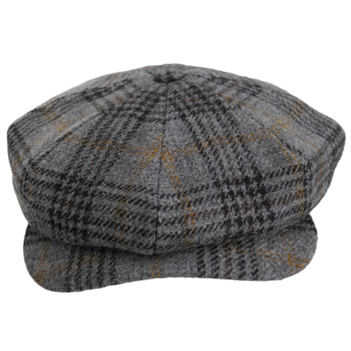 Sport Check Wool Newsboy Cap - Image 2