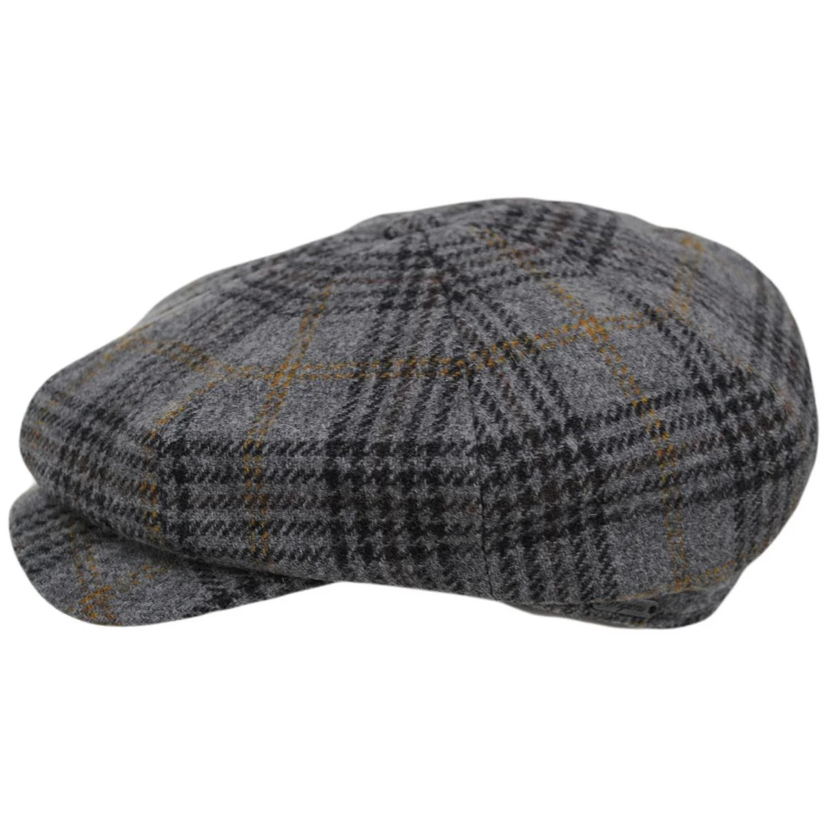 Sport Check Wool Newsboy Cap - Image 3