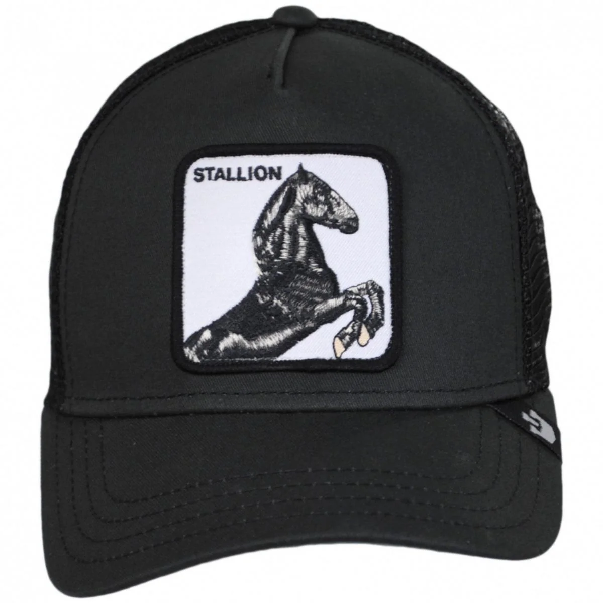 Stallion Mesh Trucker Snapback Baseball Cap - Image 2