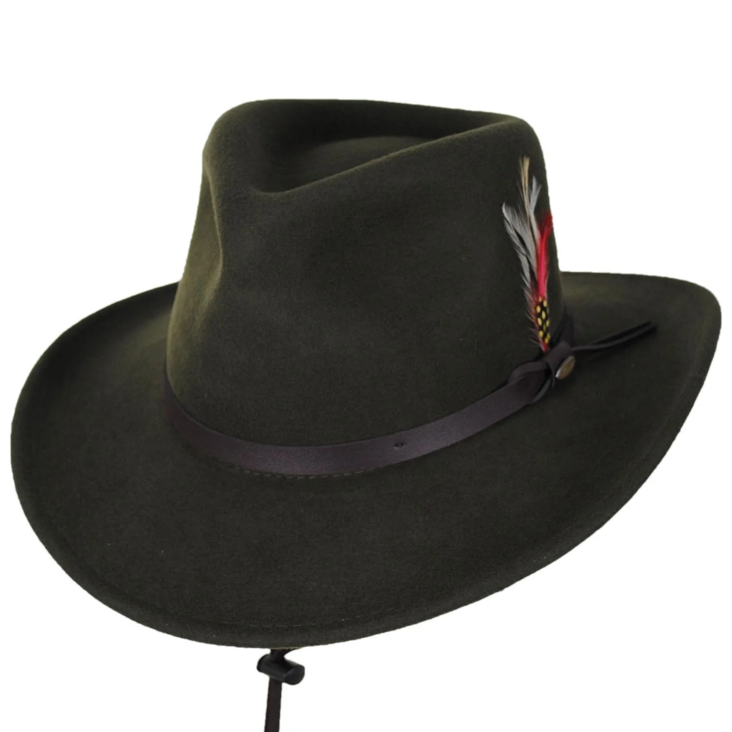 Stampede Wool Crushable Outback Hat - Image 5