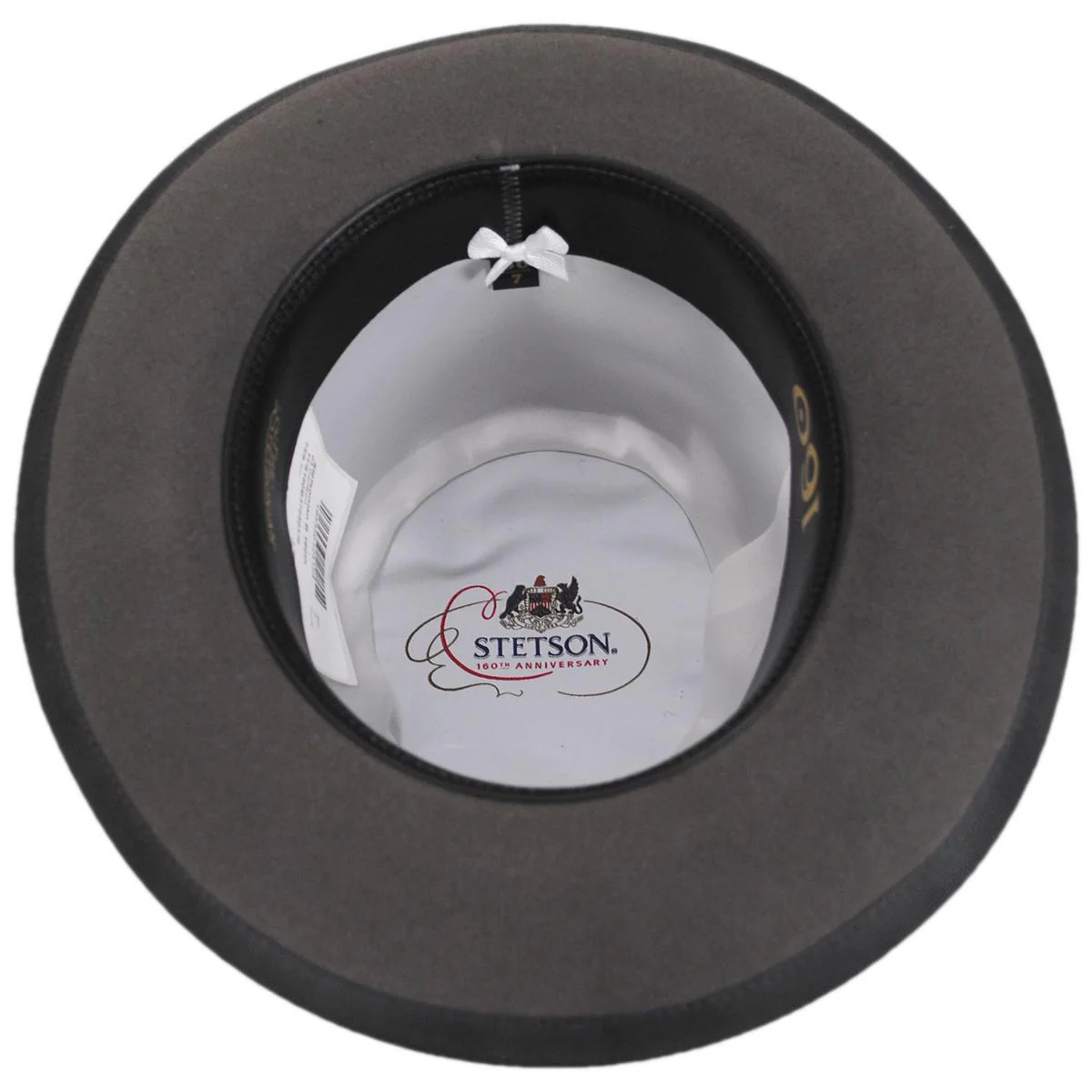 Stetsonian B 160th Edition 6X Fur Felt Shapeable Open Crown Fedora Hat - Image 7