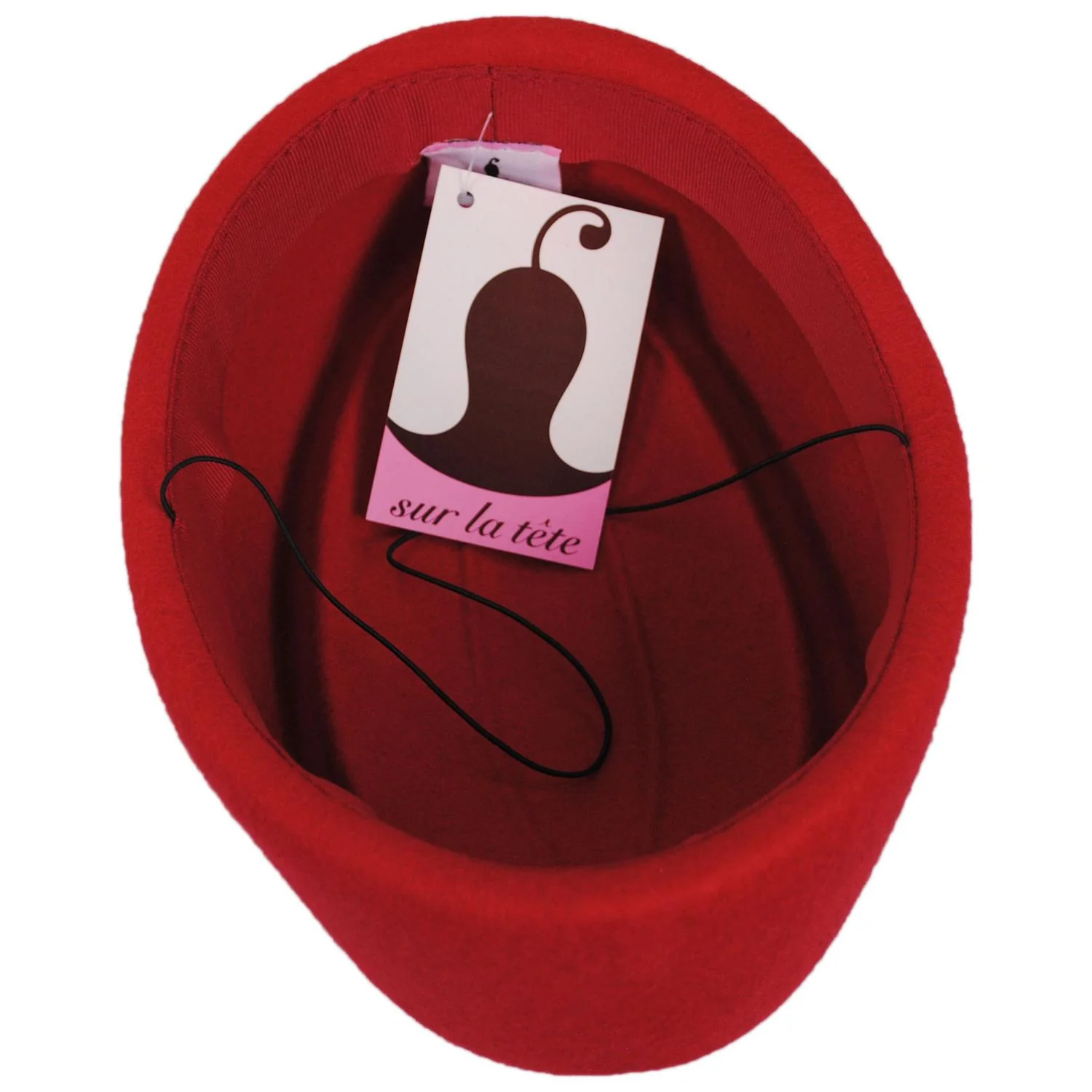 Stewardess Wool Felt Pillbox Hat - Image 6