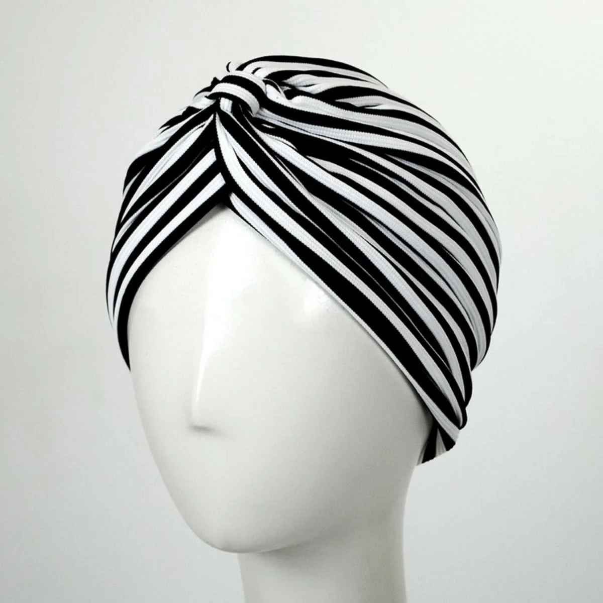 Striped Soft Poly Turban - Image 3