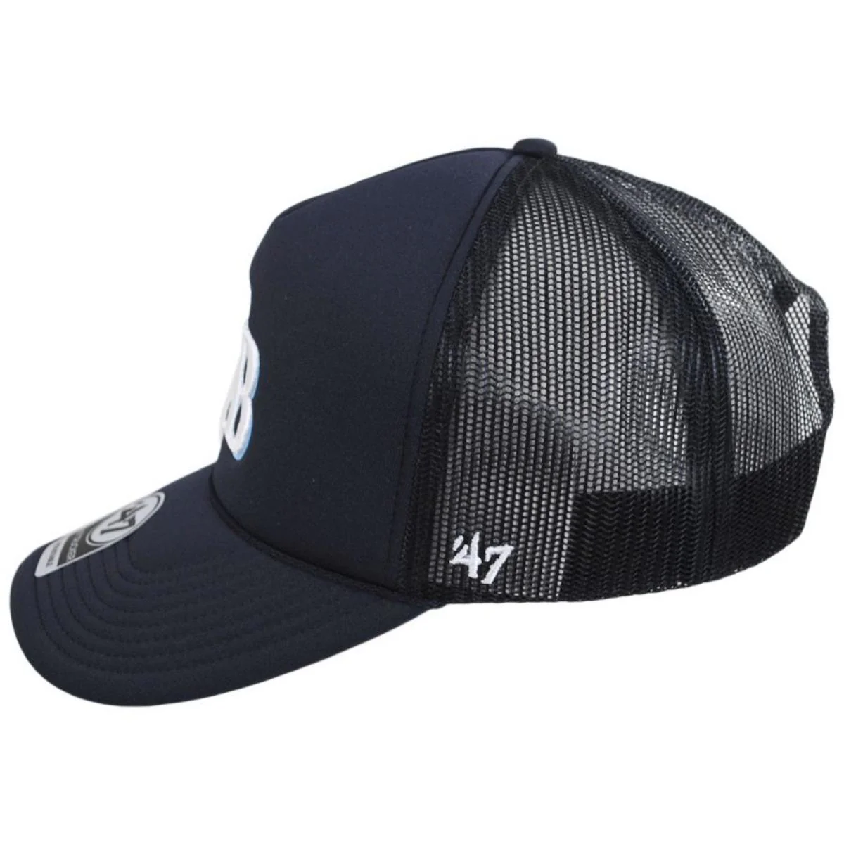 Tampa Bay Rays MLB Foam Mesh Trucker Snapback Baseball Cap - Image 3