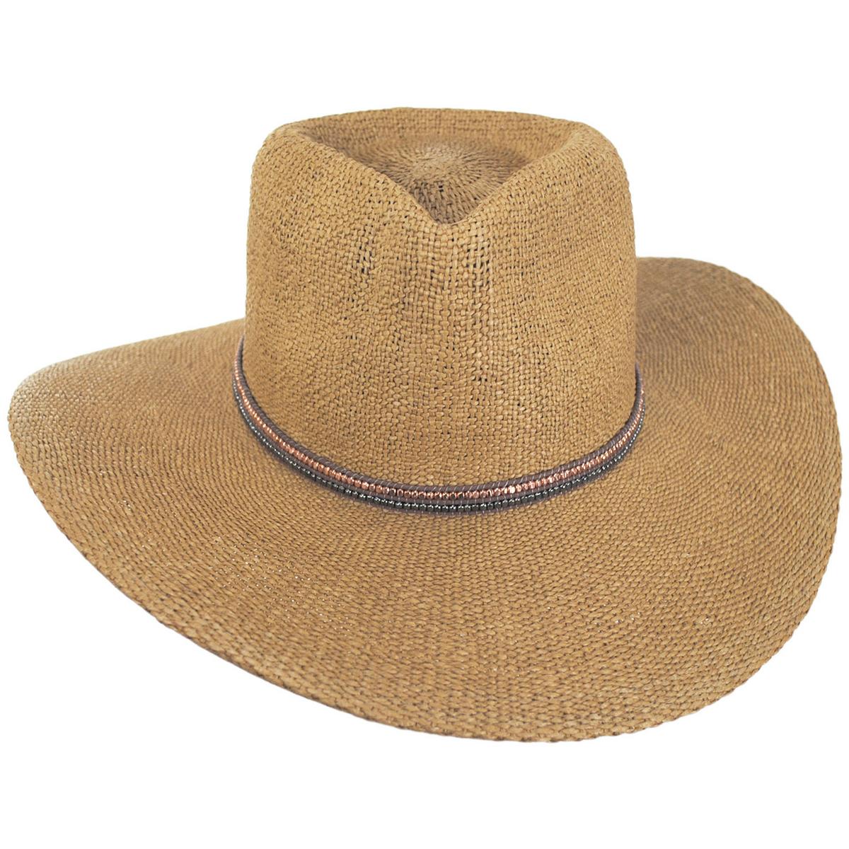 Tasha Bangora Straw Fedora Hat - Image 3