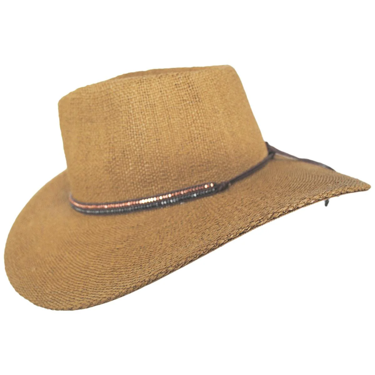 Tasha Bangora Straw Fedora Hat - Image 4