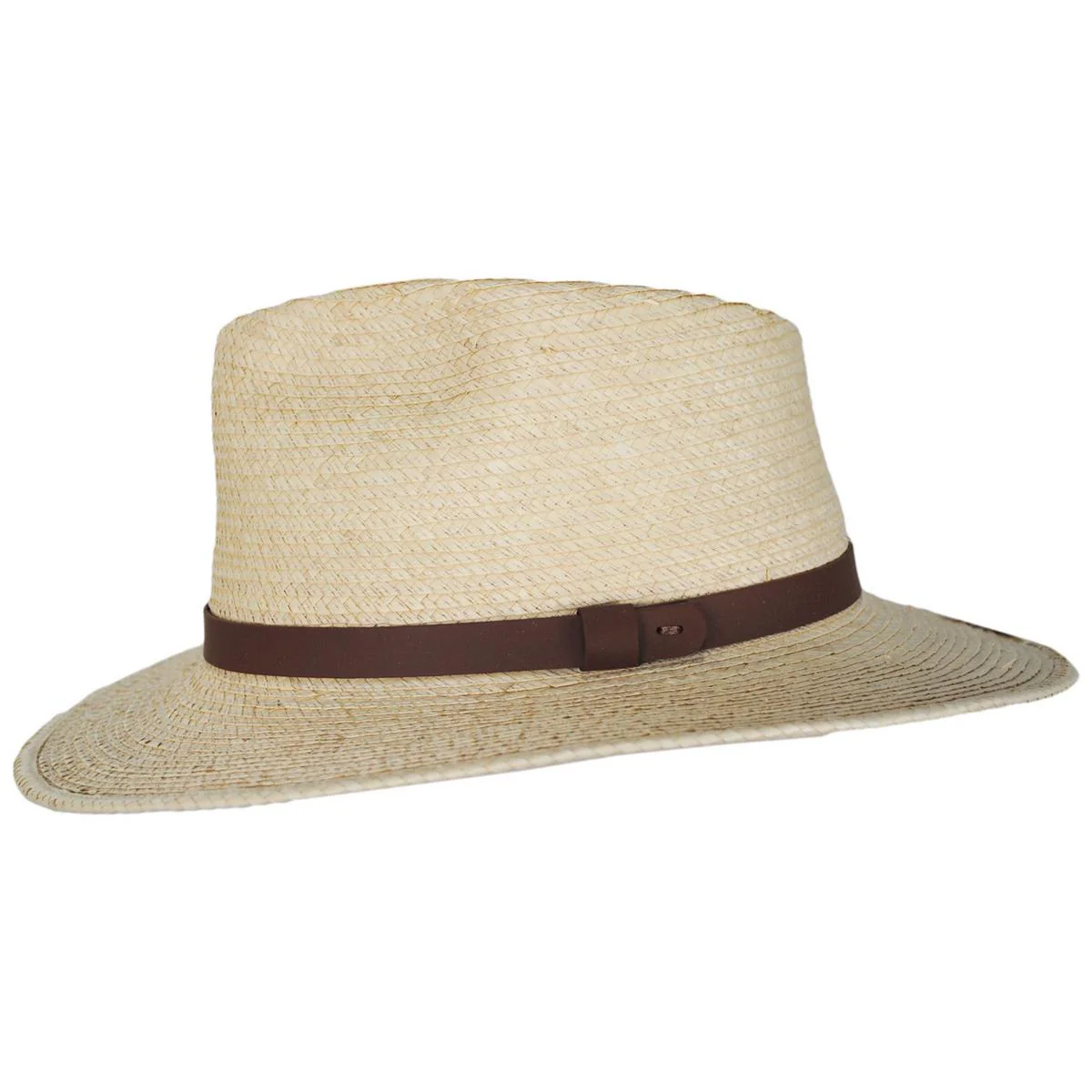 Teardrop Guatemalan Palm Leaf Straw Fedora Hat - Image 3