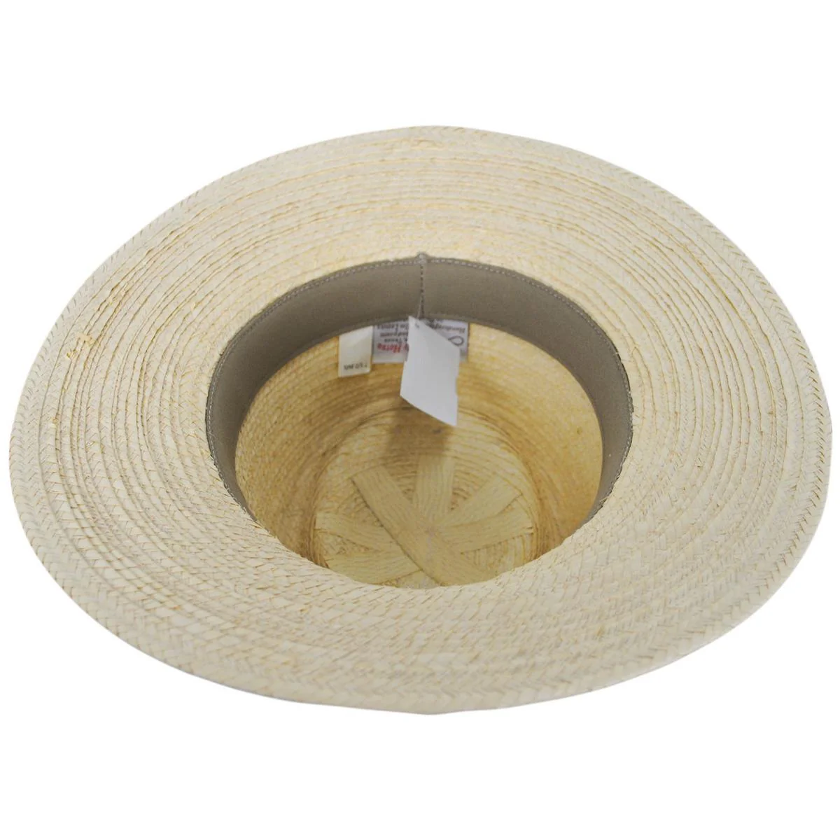 Teardrop Guatemalan Palm Leaf Straw Fedora Hat - Image 4