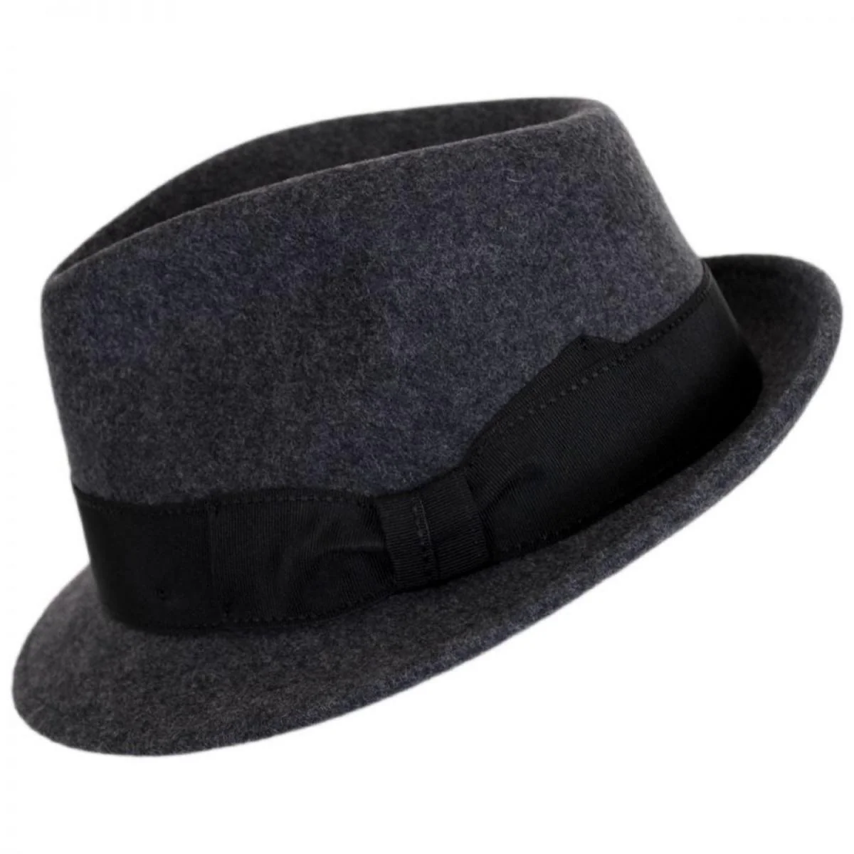 Teardrop Wool Felt Trilby Fedora Hat - Image 11