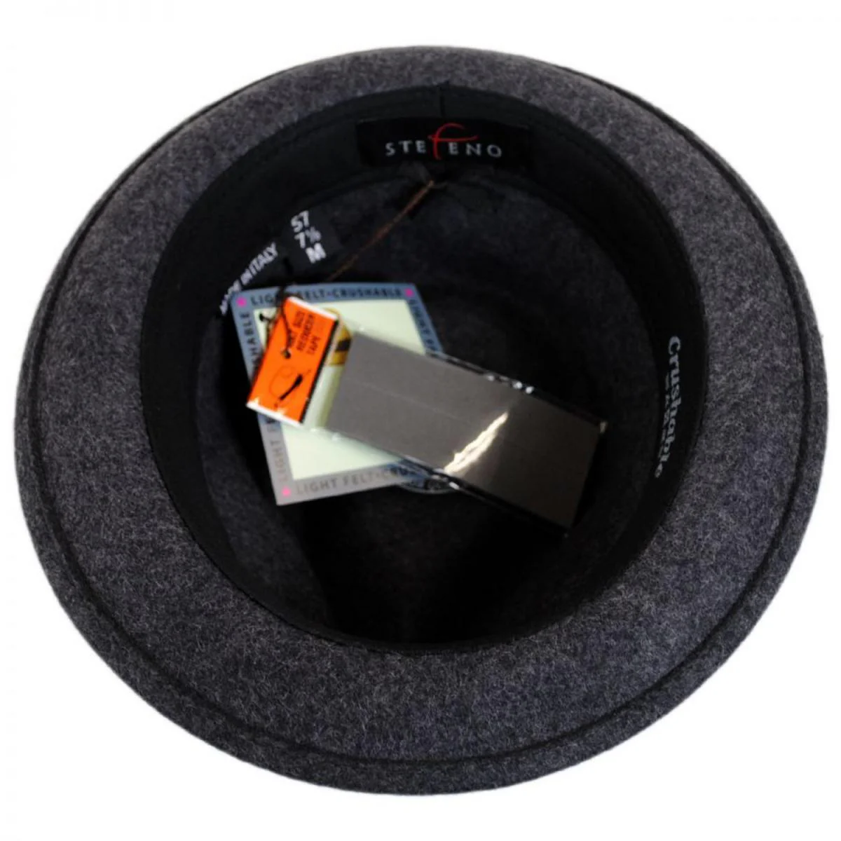 Teardrop Wool Felt Trilby Fedora Hat - Image 12